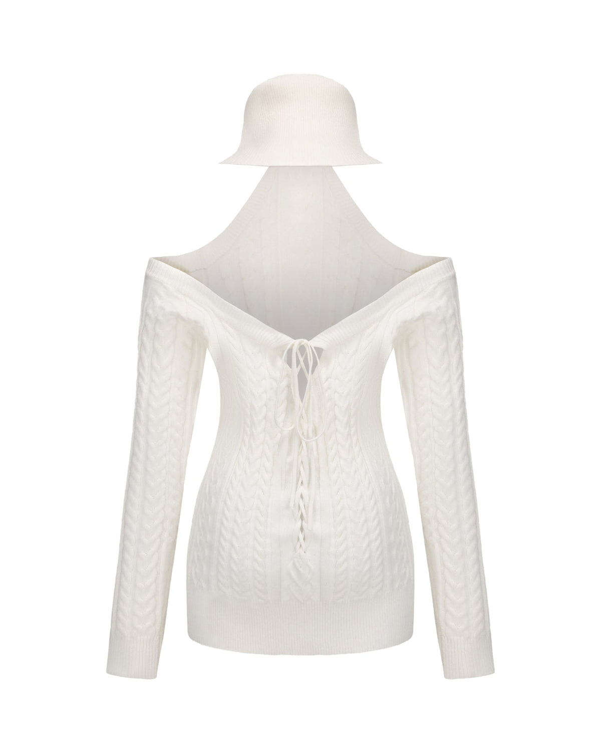 Margo Knit Dress (White)