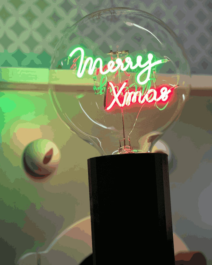 Bulb MERRY XMAS Green/ Red