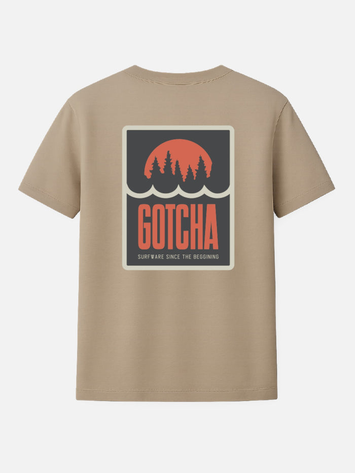 Remera Gotcha Forest Beige