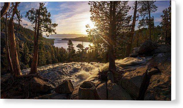 The Heart Of Eagle Falls By Brad Scott - Canvas Print-Lake Tahoe Prints