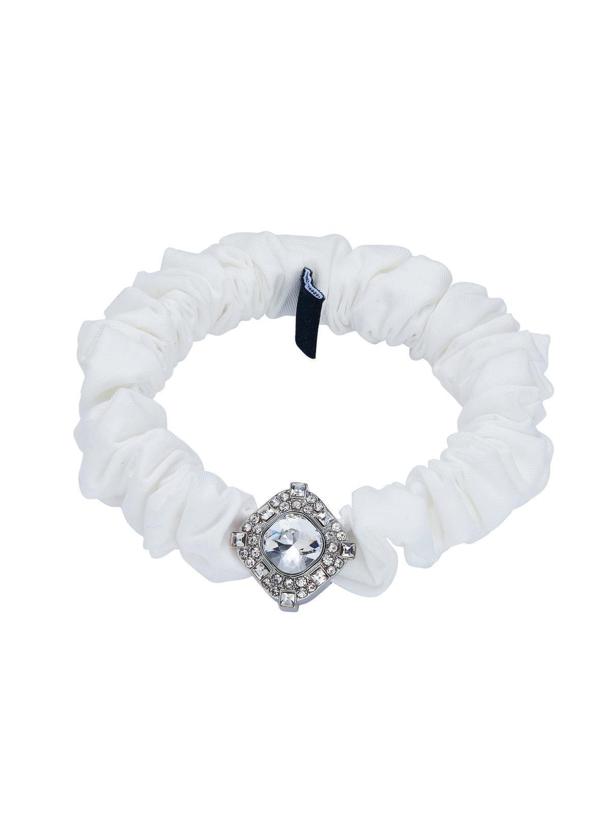 Helene Crystal Denim Scrunchie Set