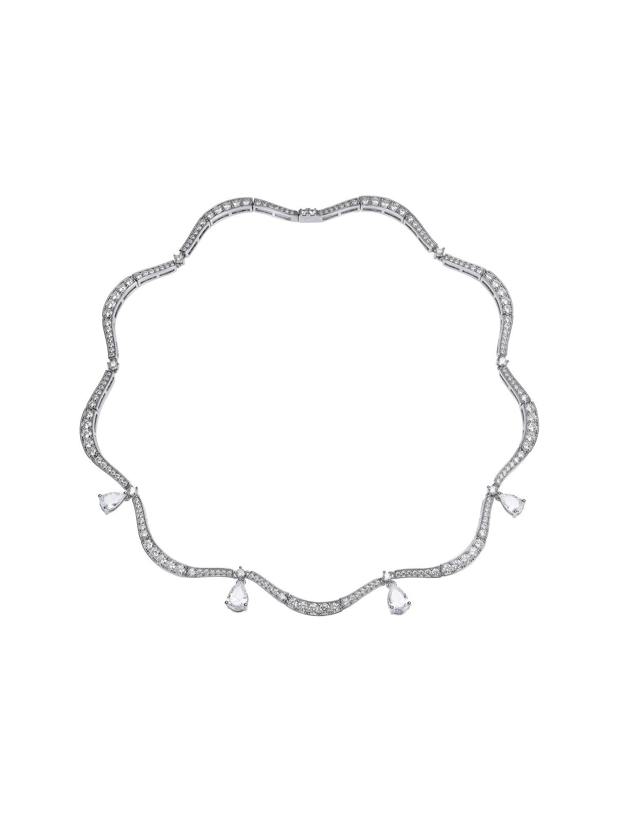 Daniela Crystal Drop Necklace
