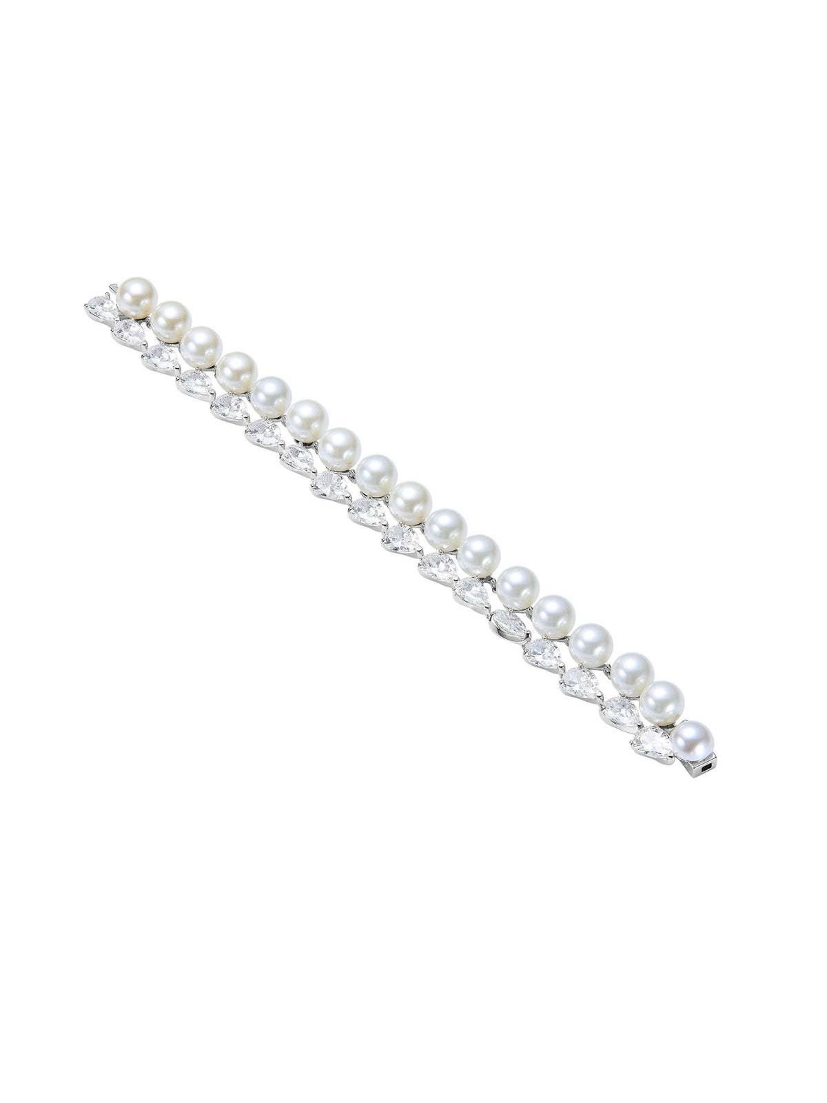 Amara Pearl and Crystal Bracelet