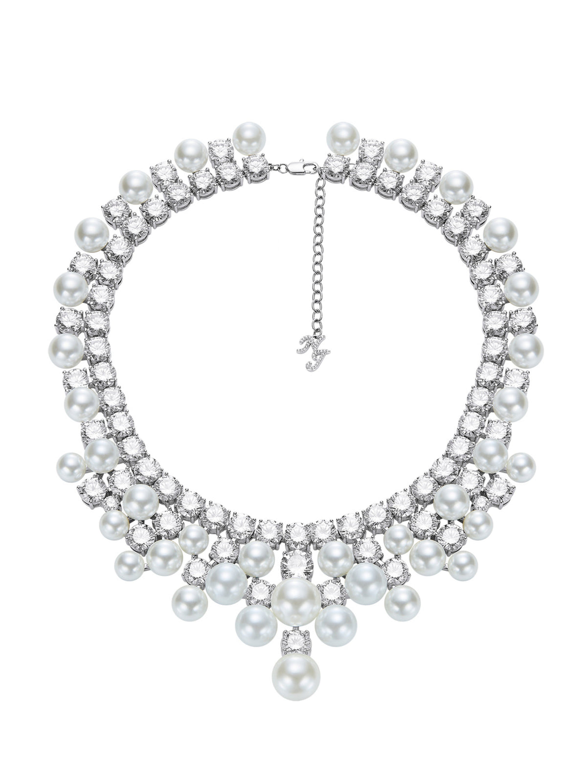 Marceline Pearl White Necklace