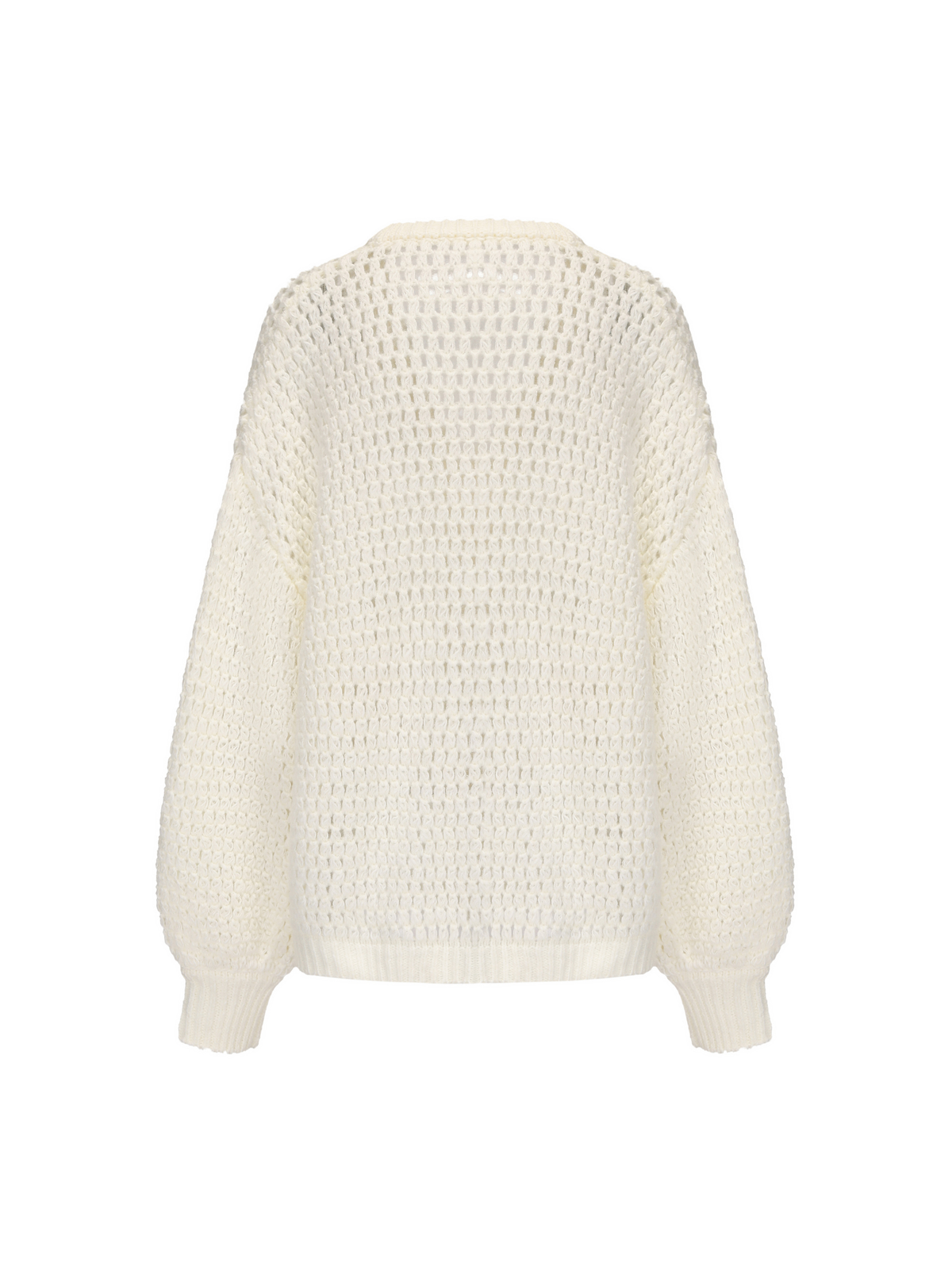 Alexis Cardigan + Scarf Set (White) (Final Sale)