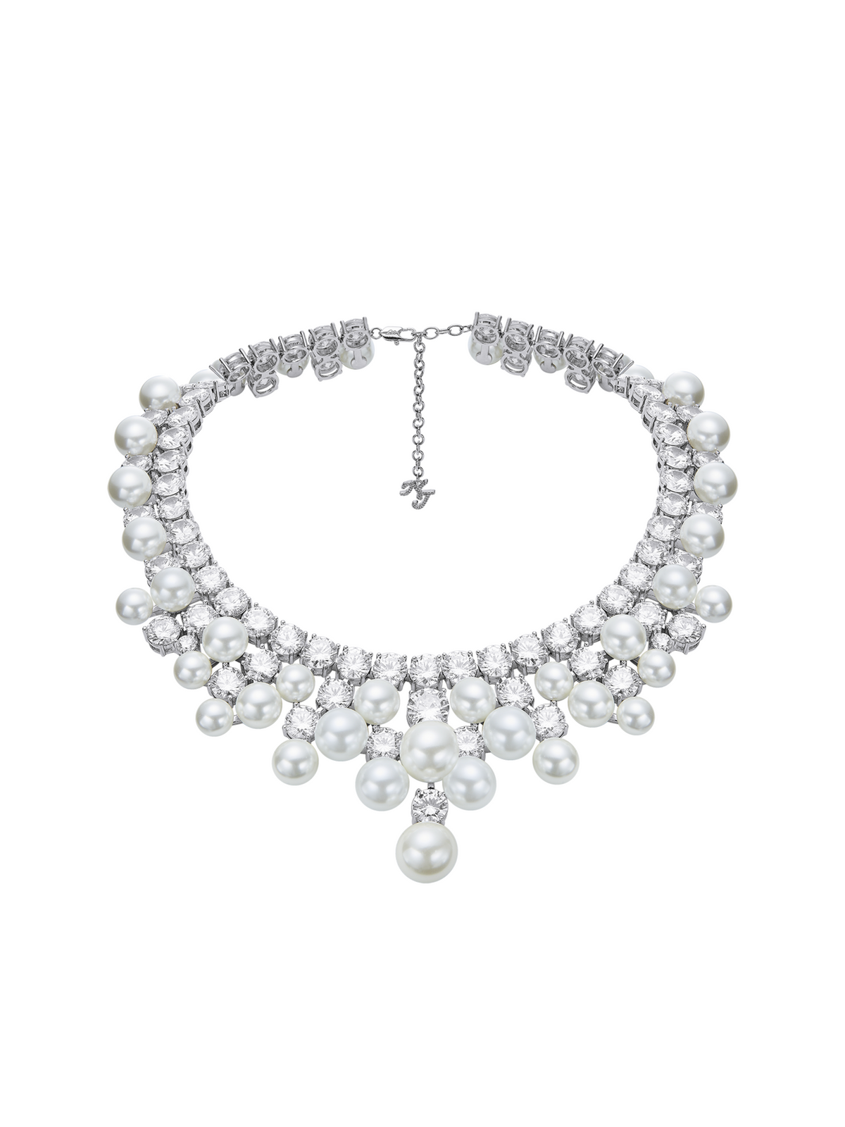Marceline Pearl White Necklace