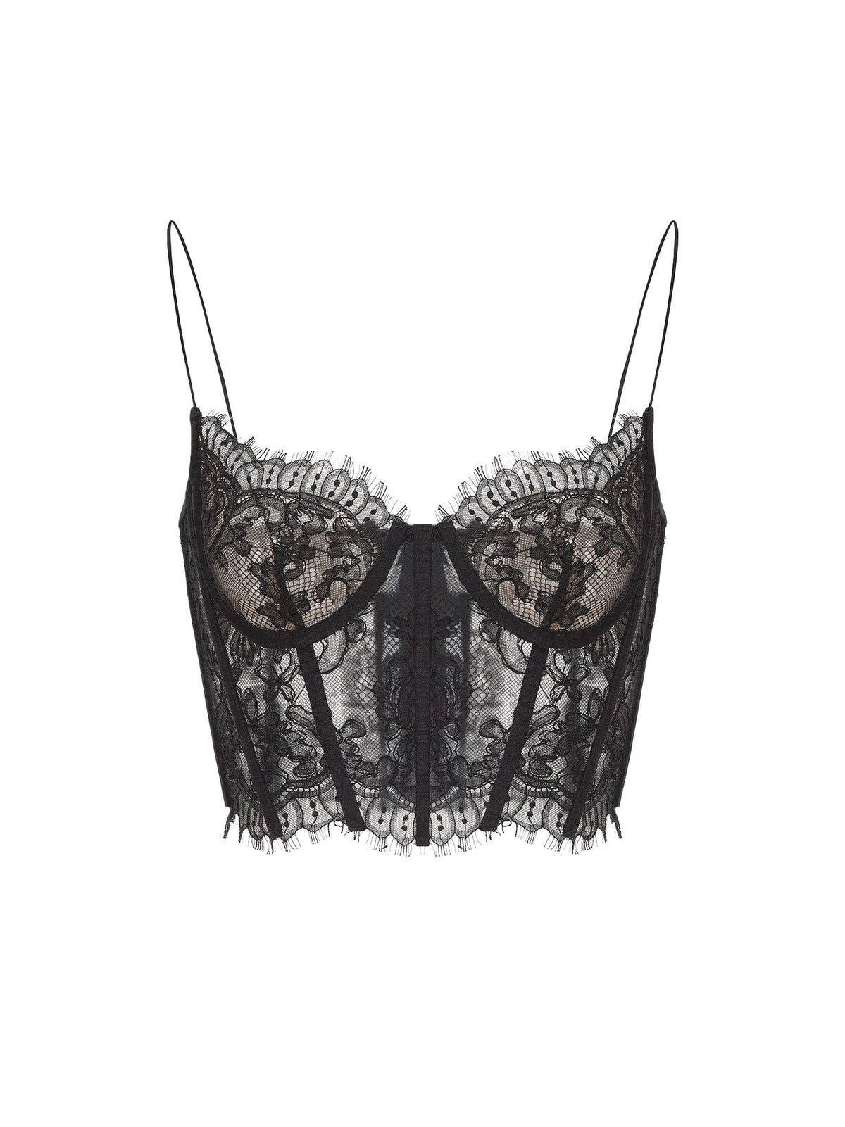 Audrina Lace Top (Black)
