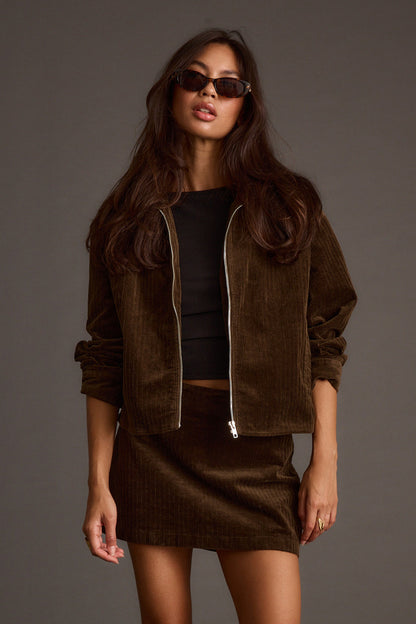 Gramercy Mocha Corduroy Jacket