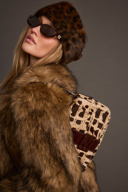 Chalet Leopard Faux Fur Headband
