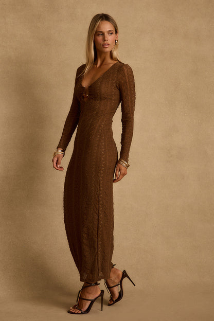 Dorado Mocha Maxi Dress
