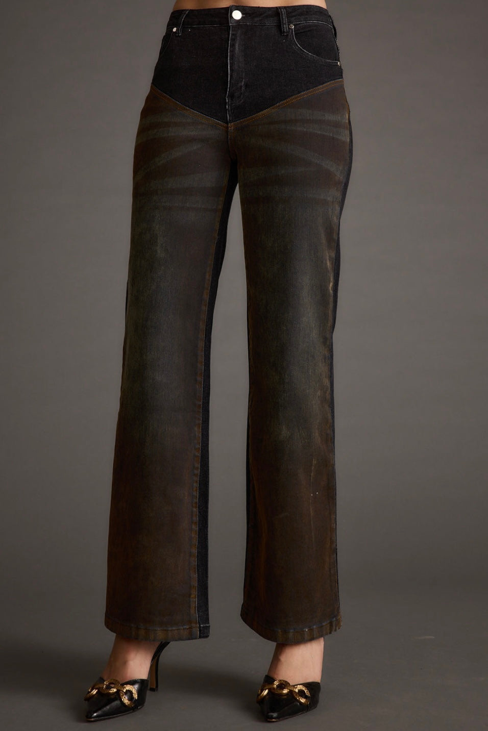 Dawn Two Toned Jeans
