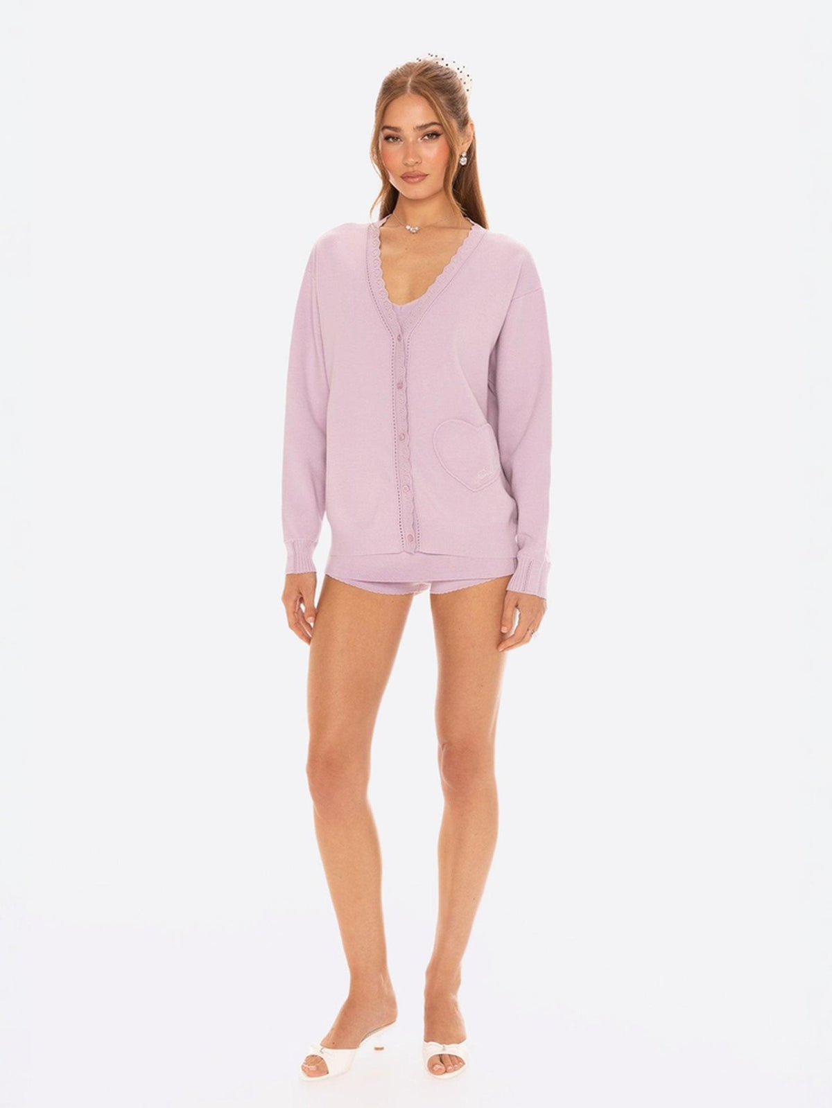 Carrie Cardigan (Purple)