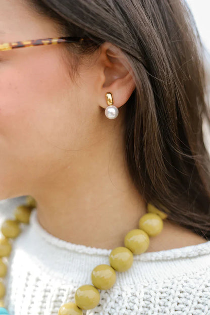Hollin Pearl Earrings
