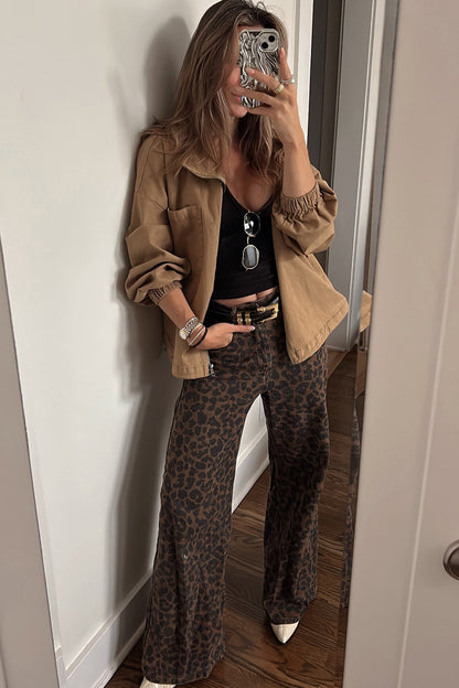 Midland Leopard Print Pant