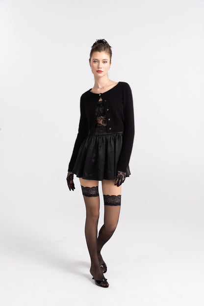 Mirabelle Knitted Cardigan (Black)