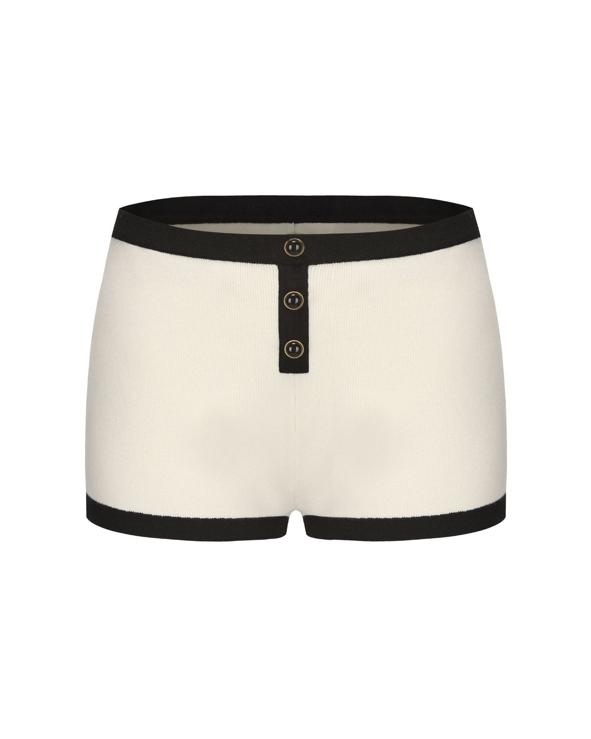Eliza Knit Shorts (White)