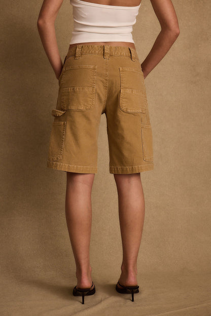 Parker Khaki Low Rise Cargo Short