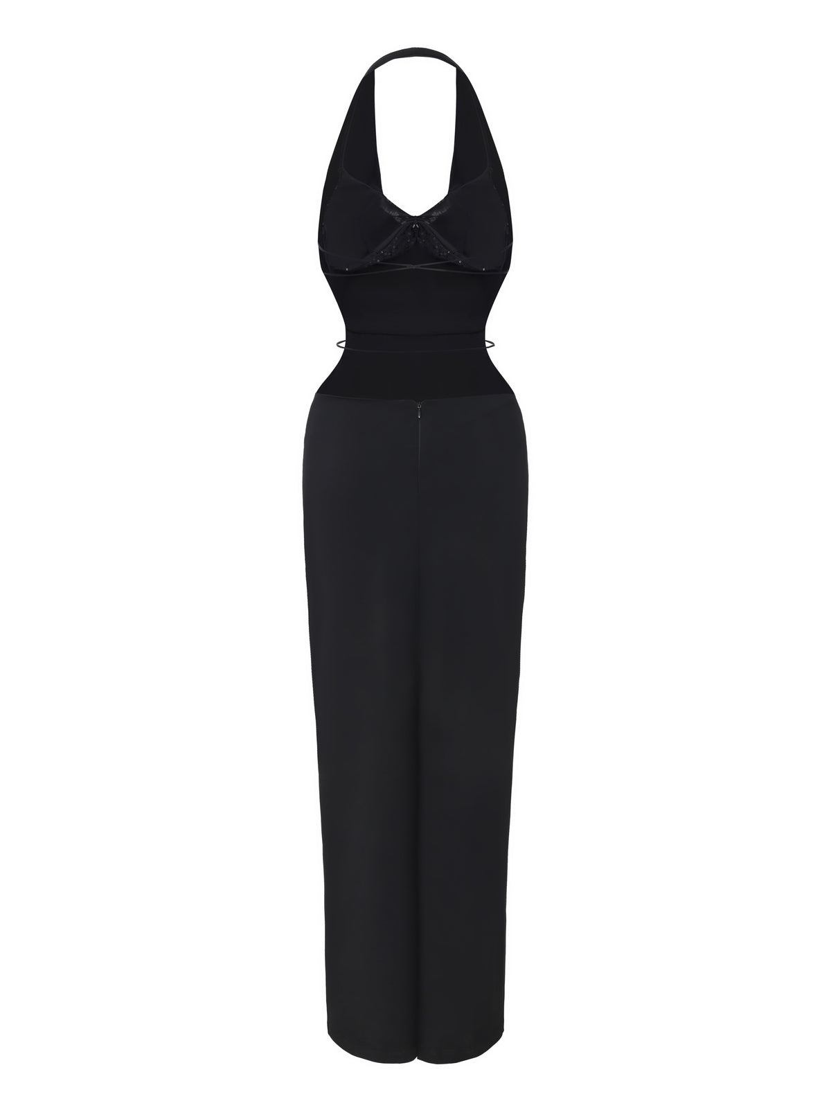 Maeve Cowl-Neck Black Dress