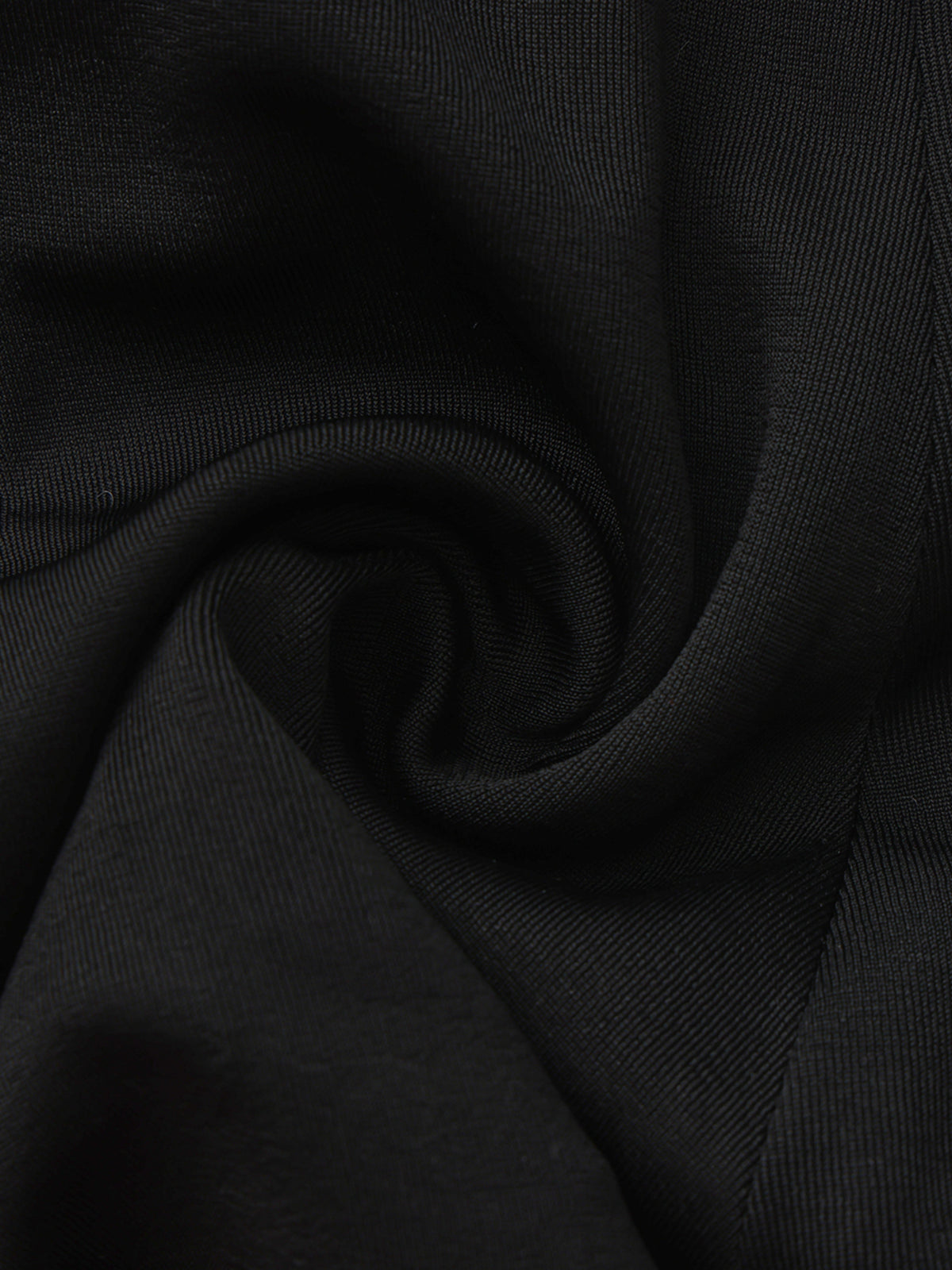 Alessandra Deep V Black Mini Dress