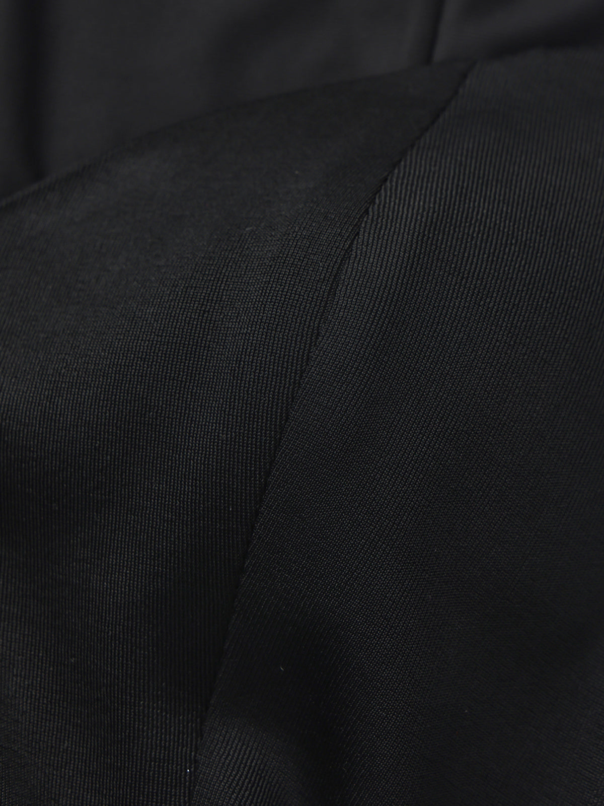 Alessandra Deep V Black Mini Dress