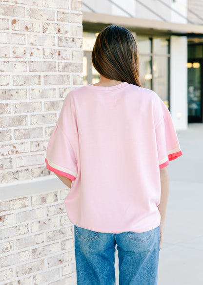 Becca Contrast Trim Top