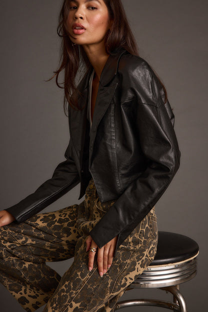 Wilde Black Vegan Leather Jacket
