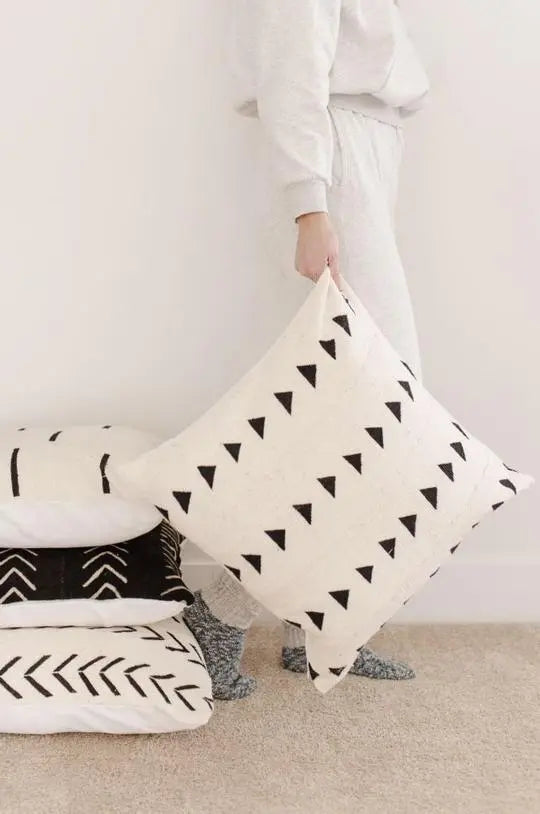 African Mudcloth Throw Pillows Acorn Home + Apparel
