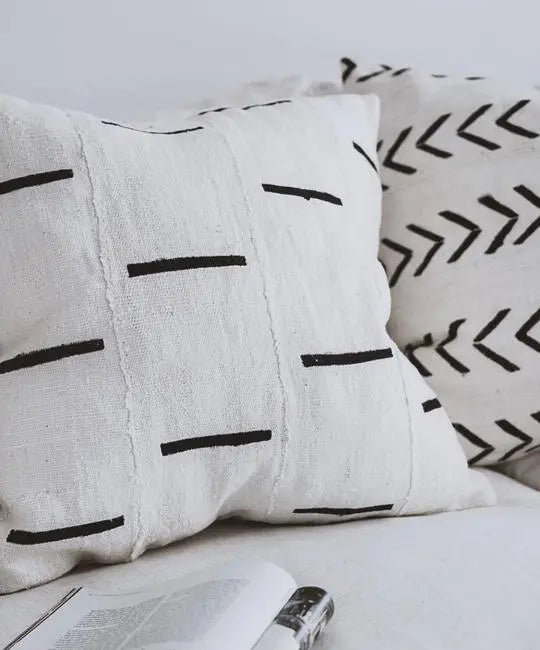 African Mudcloth Throw Pillows Acorn Home + Apparel