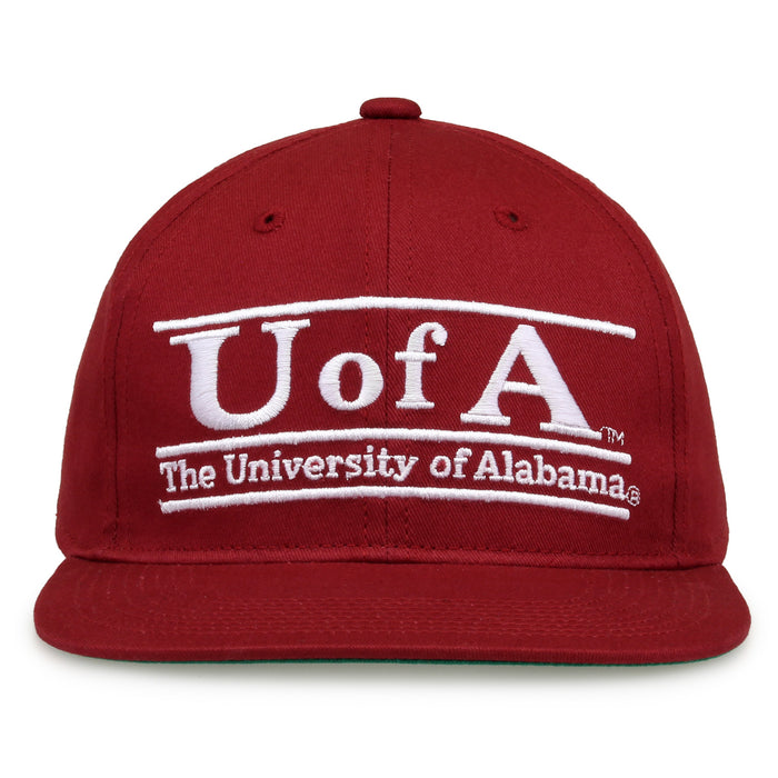 Alabama Crimson Tide Retro Bar Snapback - Cardinal, product view
