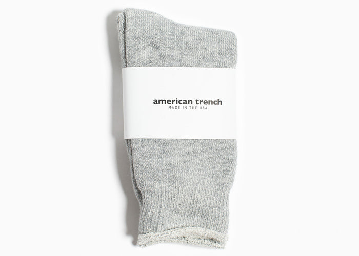 American Trench Sunday Sock – Light Grey