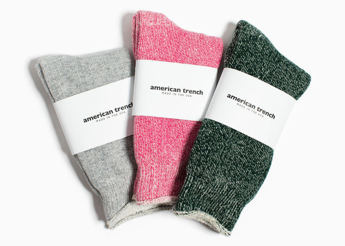 American Trench Sunday Sock – Light Grey