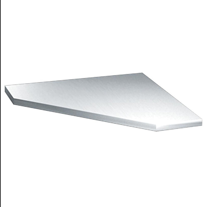 ASI 0010 Shower Seat Corner Stainless Steel Surface Mounted - Satin - Prestige Distribution