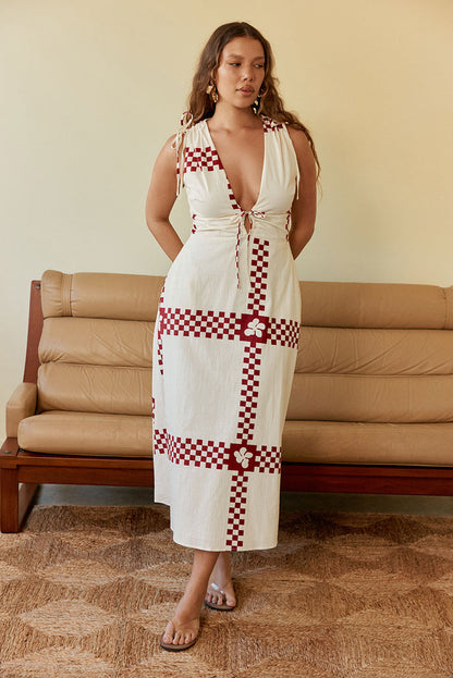 Ayla Dress - Checker Plaid