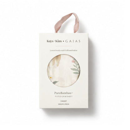 Bamboo Crib Sheet - Woodland Citrus