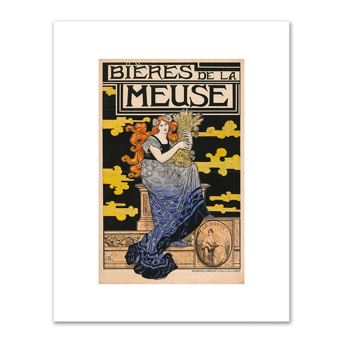 Marc-Auguste Bastard, BiÃ¨res de la Meuse, 1896, Milwaukee Art Museum. Fine Art Prints in various sizes by Museums.Co