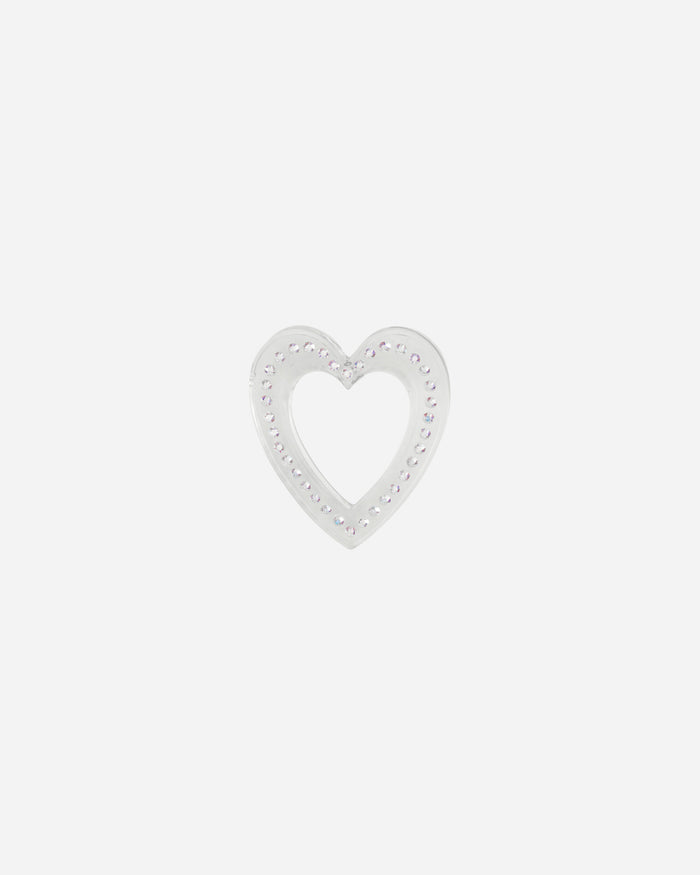 Safsafu Wmns Big Heart Earrings Transparent Jewellery Earrings 1-23-E1 004