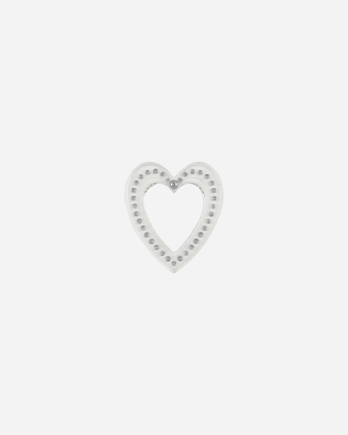 Safsafu Wmns Big Heart Earrings Transparent Jewellery Earrings 1-23-E1 004
