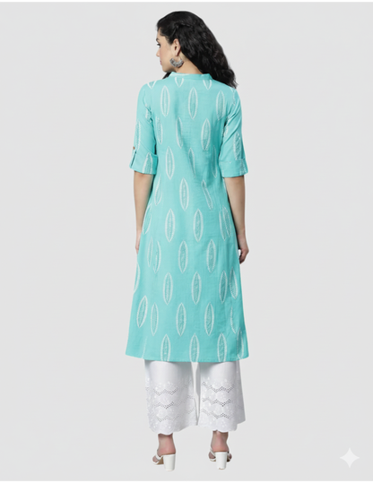 Rayon printed kurti shop new arrivals