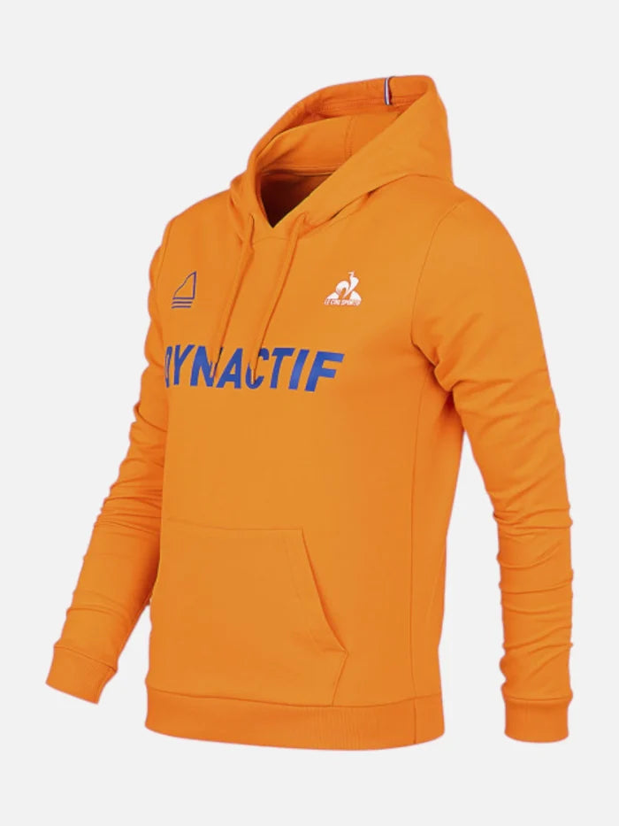 Buzo Le Coq Sportif Dynatif Mujer Hoodie Naranja