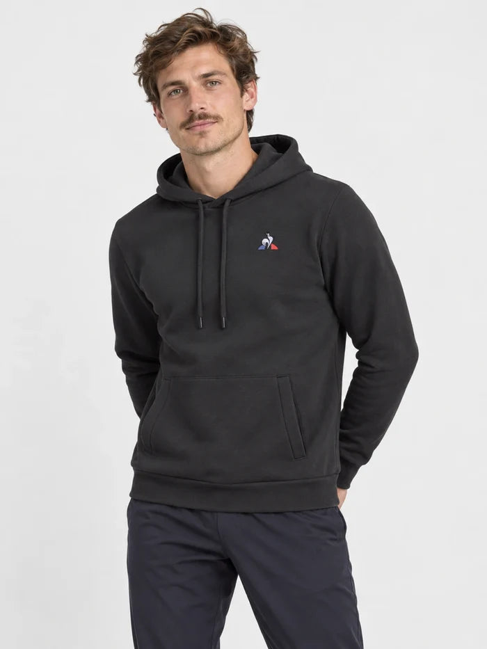 Buzo Le Coq Sportif Ess Hoodie Negro — vista principal