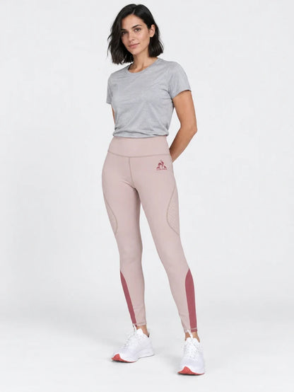Calza Le Coq Sportif Training Pro Leggings Mujer Beige — vista principal