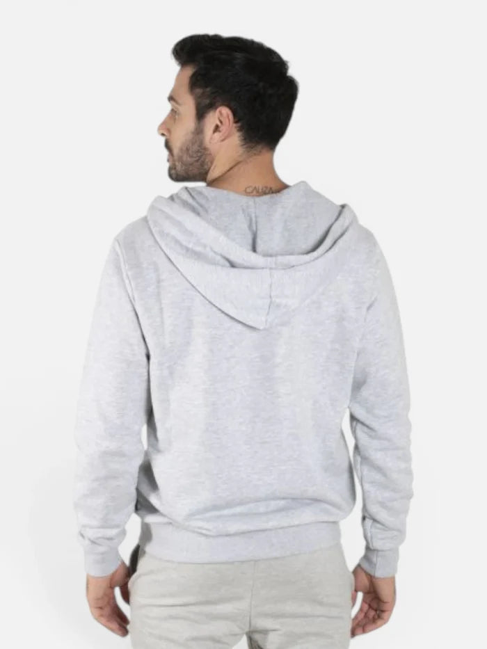 Campera Converse Nova Jacket Unisex con Capucha Gris