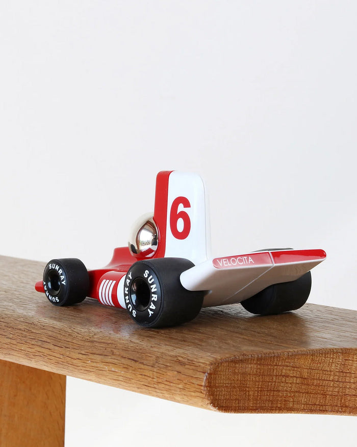 Car VELOCITA Red/Chrome