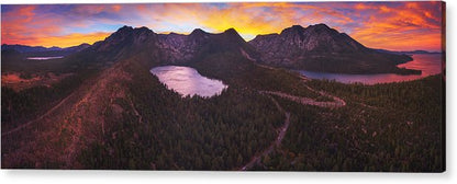 Cascade Ablaze By Brad Scott - Acrylic Print