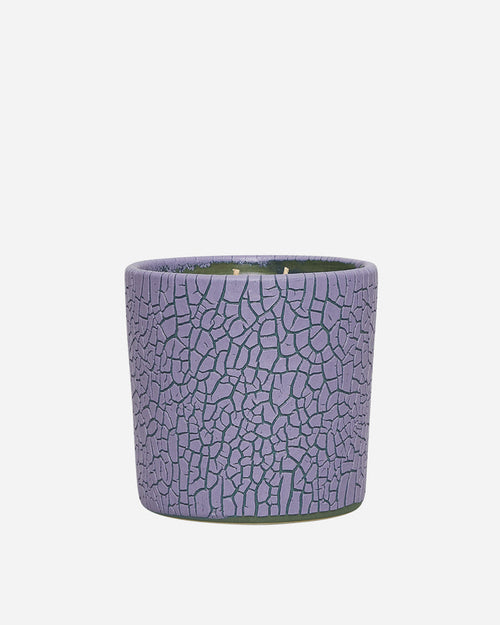 Houseplant Crackle Candle Purple Home Decor Candles HP23CRCKLCANDLEPR PURPLE