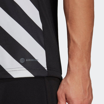 adidas ENTRADA 22 GRAPHIC Soccer Jersey | Black-White | Men's