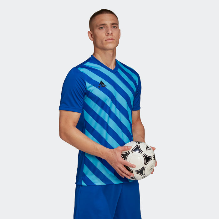 adidas ENTRADA 22 GRAPHIC Soccer Jersey | Team Royal Blue | Men's