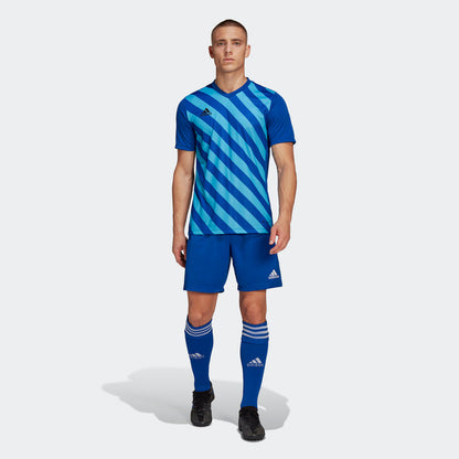 adidas ENTRADA 22 GRAPHIC Soccer Jersey | Team Royal Blue | Men's