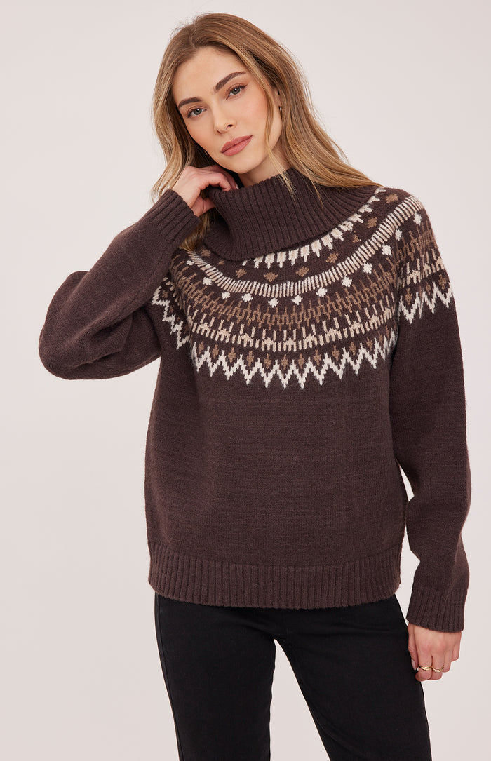 Freya Turtleneck Sweater Acorn Home + Apparel