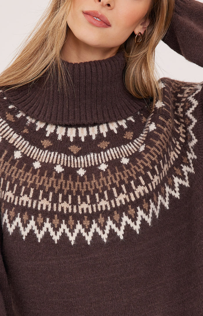 Freya Turtleneck Sweater Acorn Home + Apparel